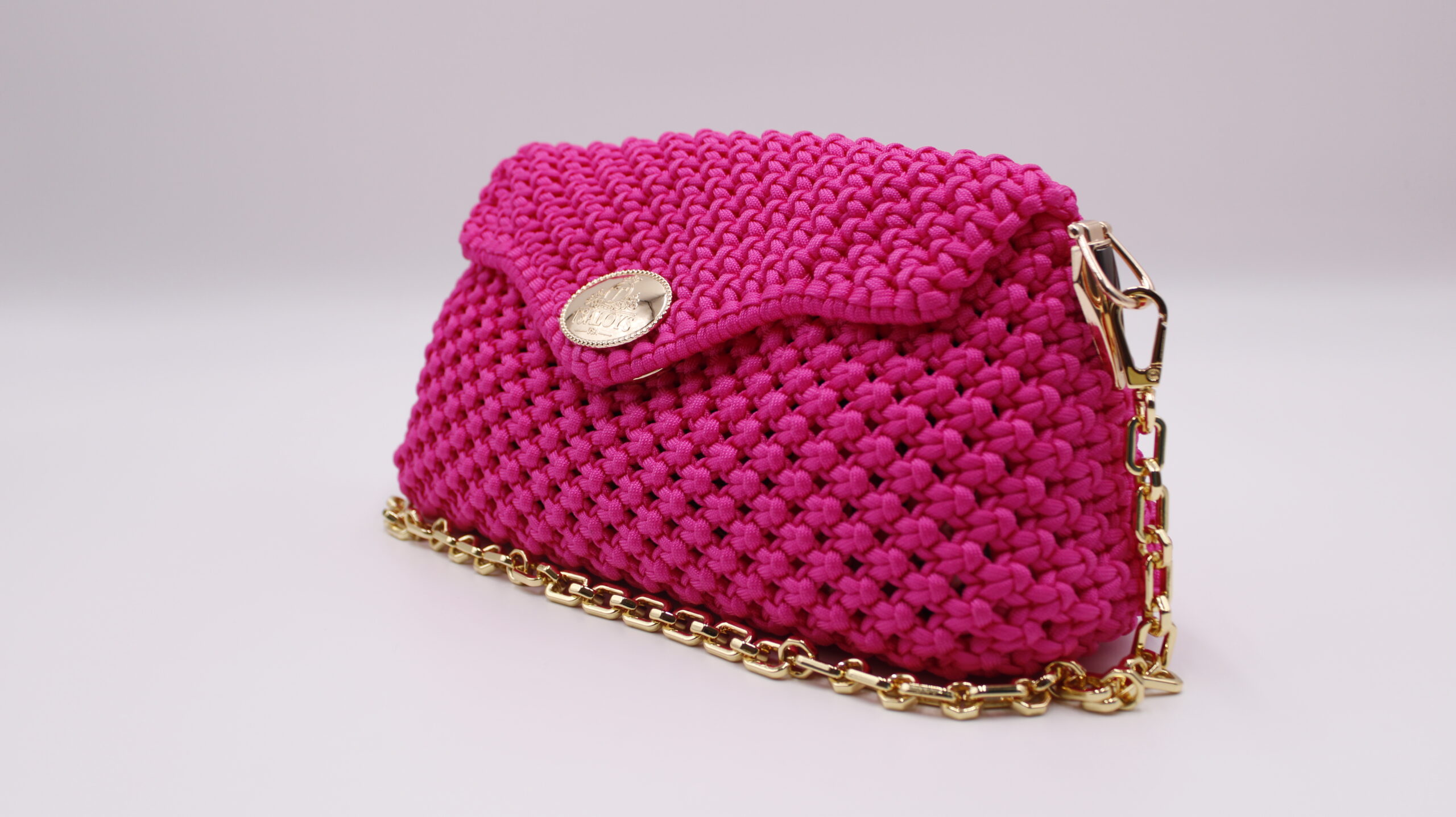 FUSHIA PURSE 100% HAN-WOVEN