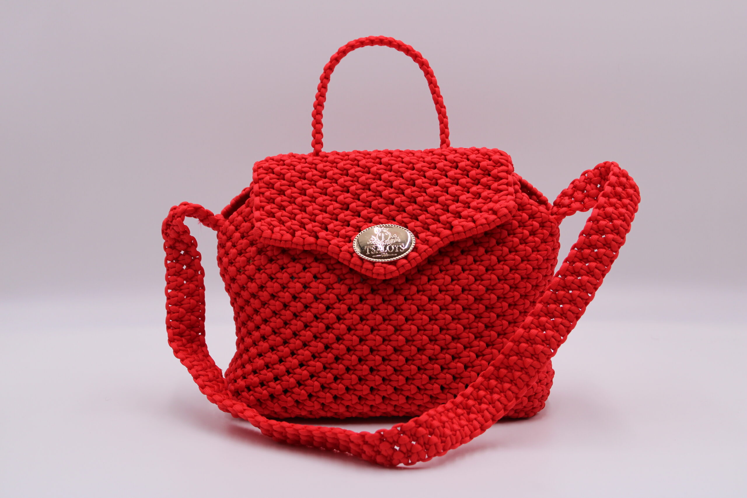 MOABI RED COLOR 100% HAND-WOVEN WITH THE SMALL INTERNAL POCKET